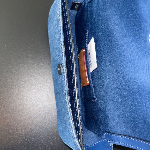 COACH Denim Hailey Flap Bag 💙 - Picture 9 of 10